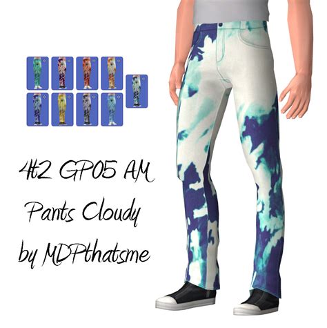Mdpthatsme This Is For Sims 2 4t2 Gp05 Pants Cloudy This Is