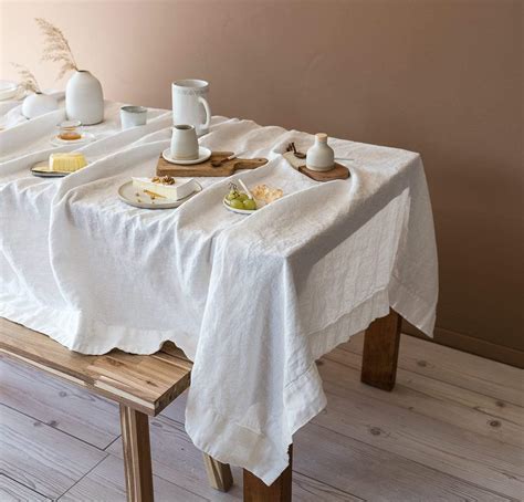 100 Pure Linen Tablecloth By Rough Linen