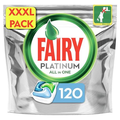 Fairy Platinum All In One Original Dishwasher Tablets Box Ocado