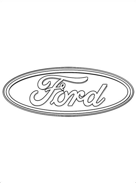 Coloring Page Ford Logo Ford Logo Truck Coloring Pages Mustang Drawing Free Hot Nude Porn Pic