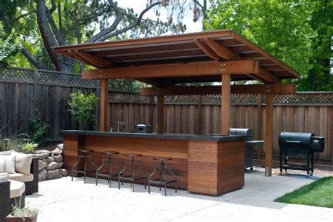 For sure, it's a very cheap bar which is enough to. Top 50 Best Backyard Outdoor Bar Ideas - Cool Watering Holes