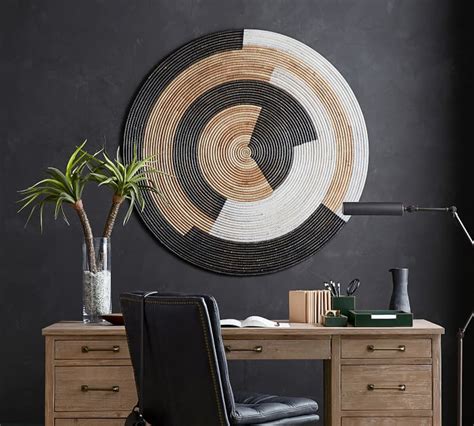 One of the biggest benefits of our rattan wall art is that it will complement just about any colour scheme that you choose. Sierra Handwoven Rattan Disc Wall Art | Pottery Barn