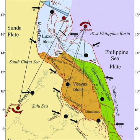 It is the northernmost active volcano of the sangihe arc with 18 eruptions in less than 4 centuries, causing a cumulative death toll of 11,048. Tectonic and geological units in the Philippine Mobile ...