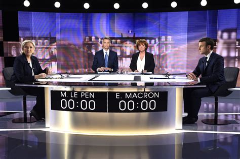 France Le Débat Macron Le Pen Chaotique Désordonné Tendu Vire