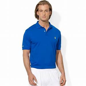 Lyst Polo Ralph Polo Performance Polo Shirt In Blue For Men