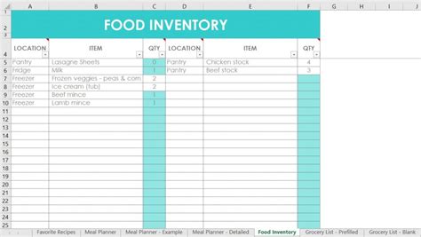 How To Make Recipe Template For Excel