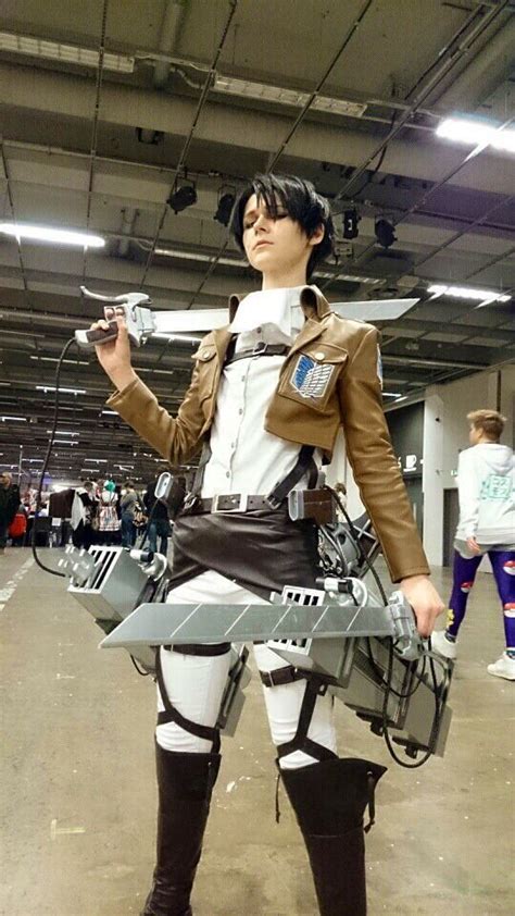 review  anime attack  titan rolecosplay levi cosplay