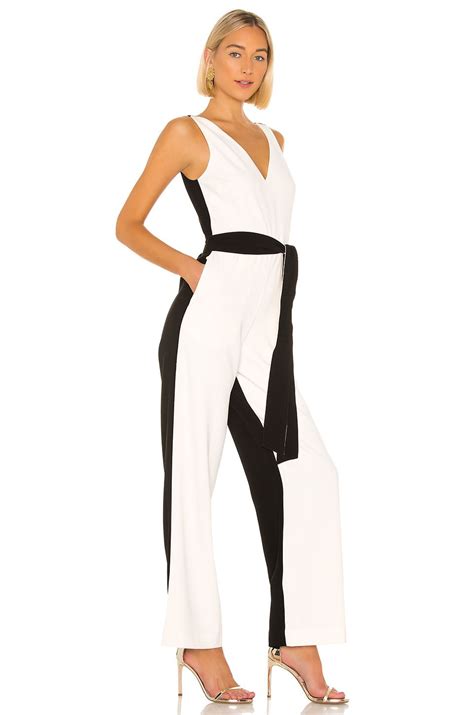 Tanya Taylor Jetta Jumpsuit In Ivory And Black Sponsored Sponsored