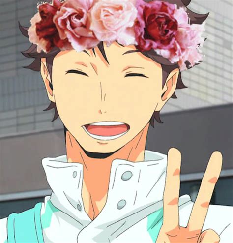 Anime Flower Crowns On Twitter Oikawa Tooru Haikyuu