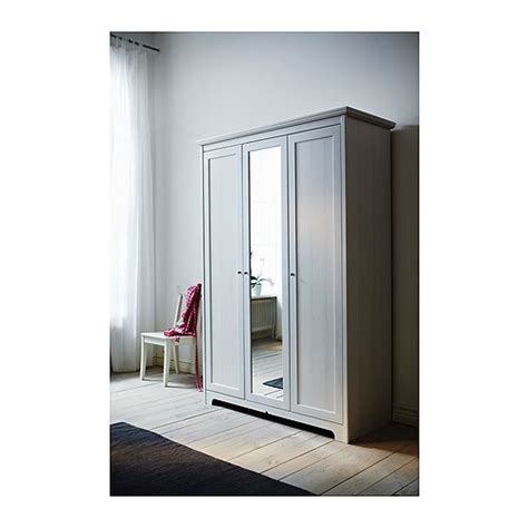 Shop for furniture lighting home accessories more in. Triple 3 door Ikea Aspelund wardrobe with mirror WHITE 6 ...