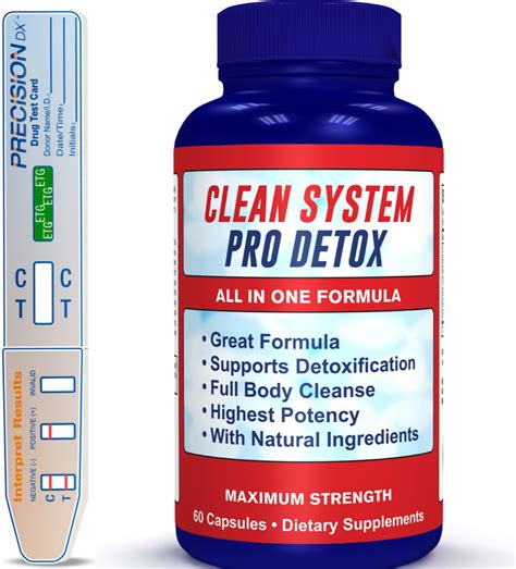 Thc Clean System Pro Detox Wstrip 2 Days To Remove Metabolites 60