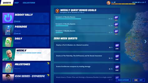 Fortnite Chapter 3 Season 4 How To Complete Zero Week Quests