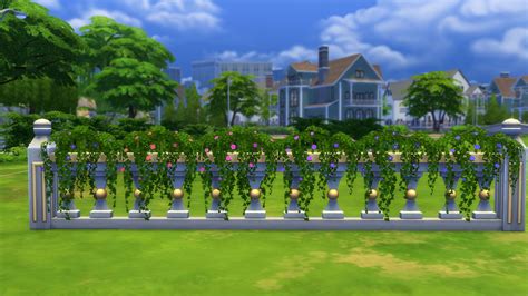 Mod The Sims Vines For Fences Morning Glory And Seasons Of Ivy