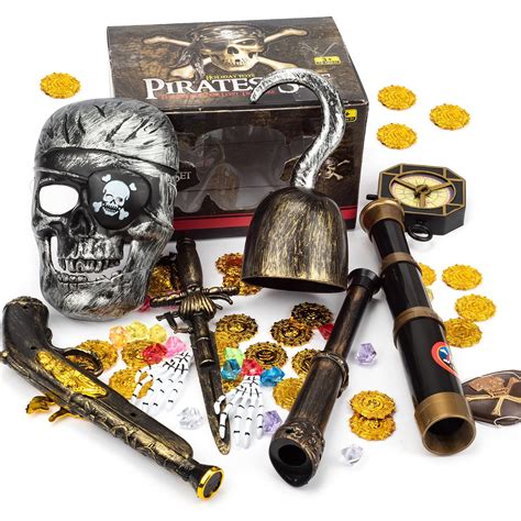 Buy Pirate Treasure Play Set For Kidspirate Role Play Toys Pirate