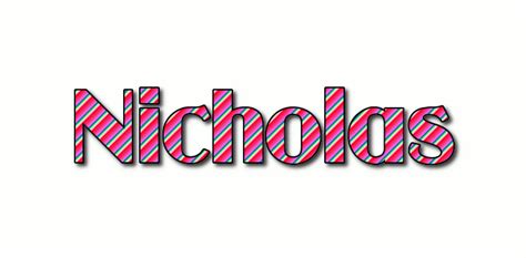 Nicholas Logo Outil De Conception De Nom Gratuit à Partir De Texte