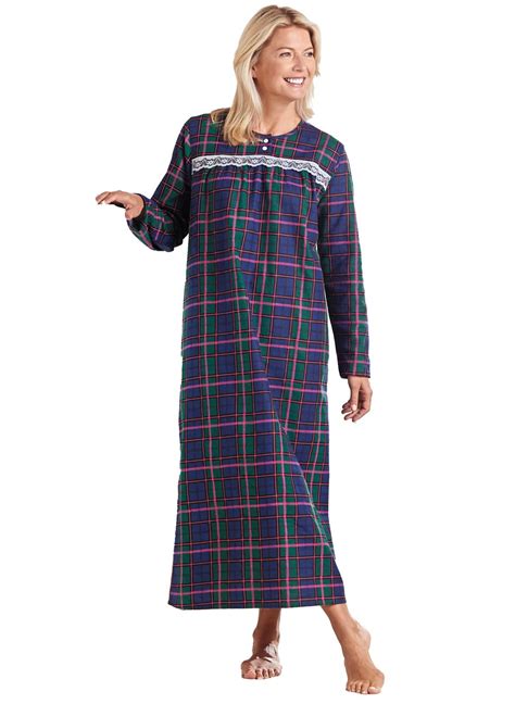 100 Cotton Flannel Gown By Cozee Corner
