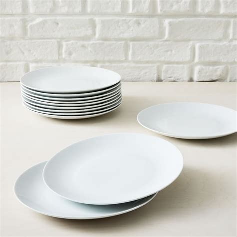 White Porcelain Dinnerware Party Set Dinner Plates Modern Dinner