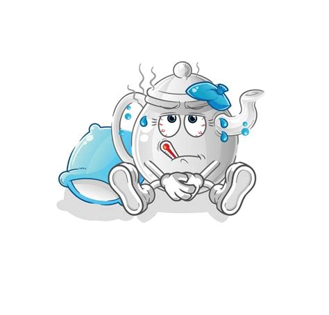 Teapot Cartoon Character Cartoon Mascot Vector Illustration 7912724