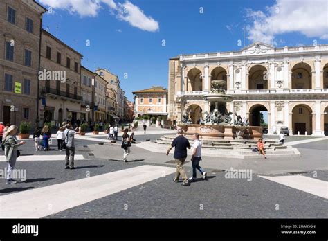 Cityscape View Of The Piazza Della Madonna Di Loreto Square Fontana