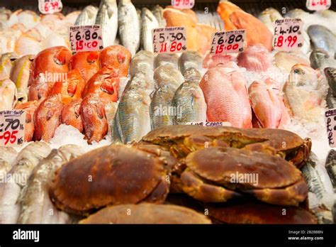 Brixton Fish Market Stock Photo Alamy