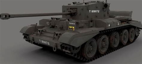Cromwell Tank Ww2 3d Model