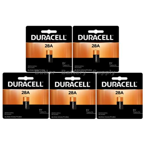 5 28a Duracell 6v Batteries 1414a 4lr44 A544 Px28a Electronic