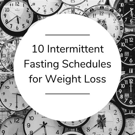 10 Intermittent Fasting Schedules For Weight Loss Dr Becky Fitness