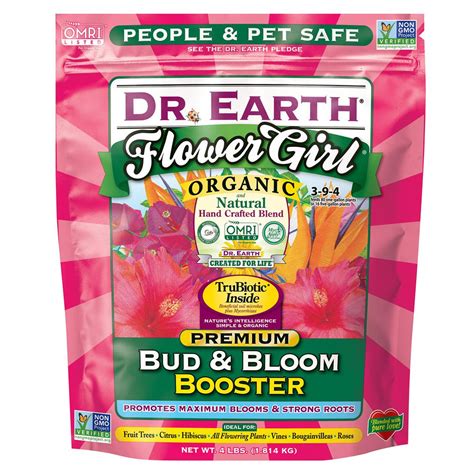 Dr Earth 4 Lbs Organic Flower Girl Bud And Bloom Fertilizer 100518430