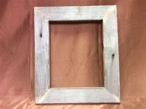 Flat 11x16 Barn Wood Picture Frame Hand Crafted One At A Etsy