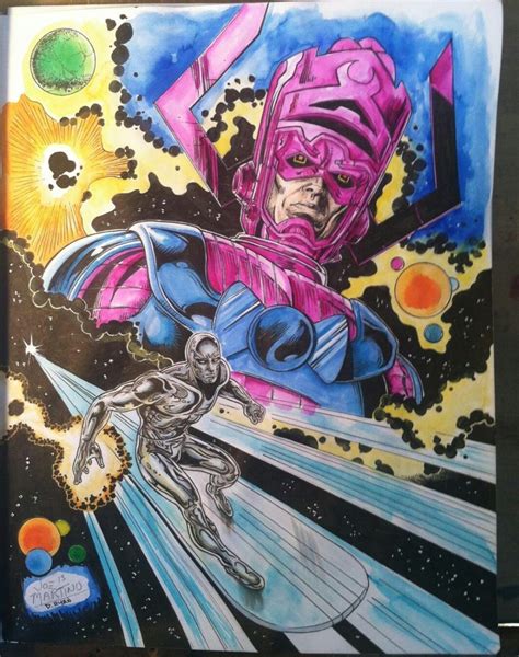 Silver Surfer And Galactus