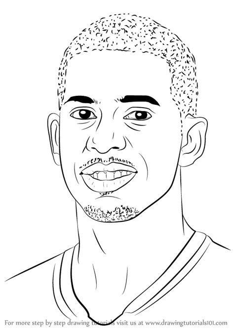 Chris Paul Black And White Drawings Sketch Coloring Page