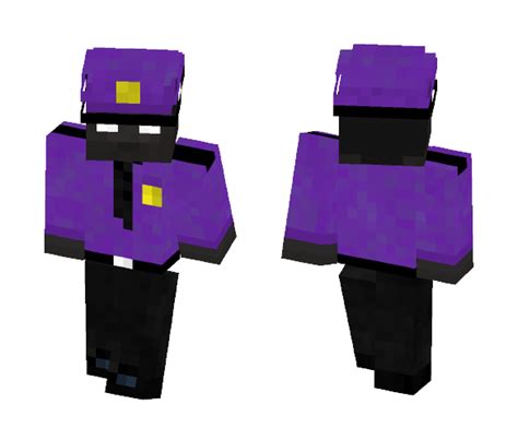 Download Five Nights At Freddys Purple Guy Minecraft Skin For Free