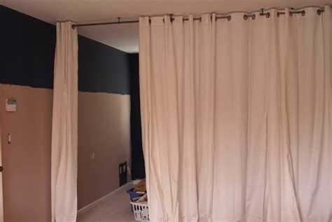 Room Divider Curtain Track Diy Home Design Ideas