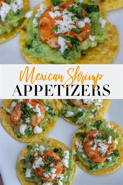 Mmmm a butterflied garlic shrimp appetizer with a crown of melty cheese. Mexican Shrimp Guacamole Bites | The Perfect Shrimp ...