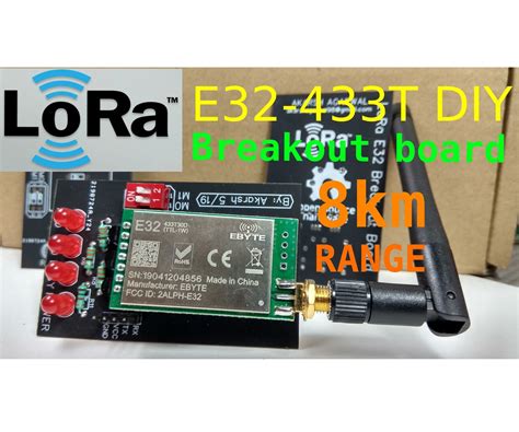 E32 433t Lora Module Tutorial Diy Breakout Board For E32 Module 6
