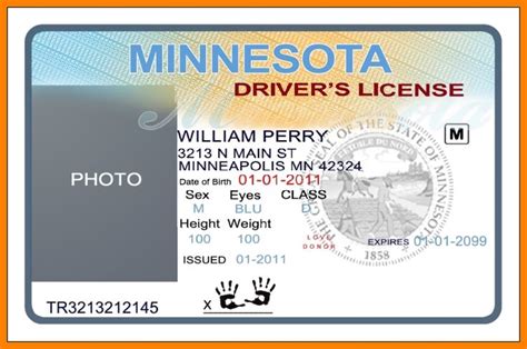 Editable Drivers License Template Free Nelolin