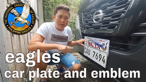 Eagles Car Plate And Emblem Unbox Review And Install The Fraternal