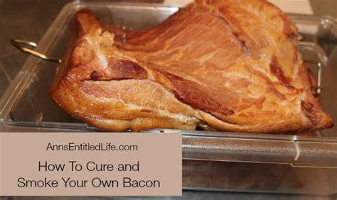 How To Cure And Smoke Your Own Bacon