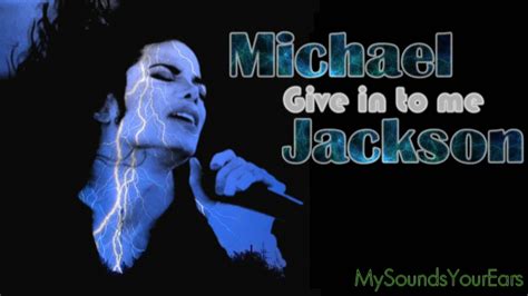Michael Jackson Give In To Me Remix 2019 Youtube