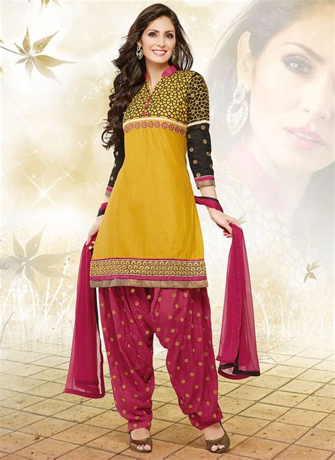 Latest Punjabi Patiala Salwar Kameez Designs Collection Dikhawa Fashion