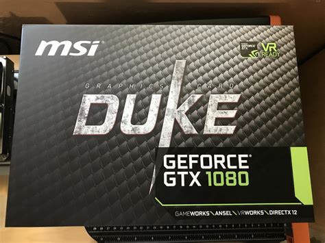 Msi Geforce Gtx 1080 Duke 8g Oc For Sale