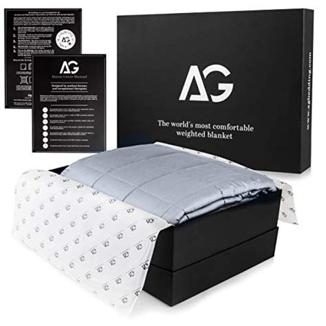 Ag Weighted Blanket Heavy Blanket For Adults 12 Lbs 60 X 80