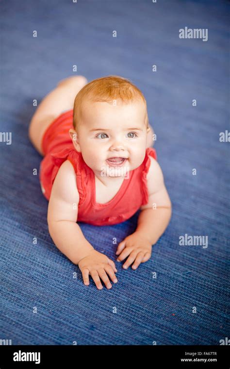 Portrait Of A Smiling Baby Hi Res Stock Photography And Images Alamy