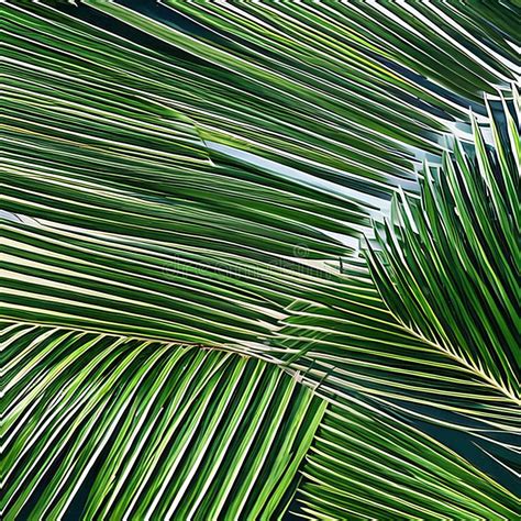 478 Tropical Palm Leaves A Vibrant And Tropical Background Featuring