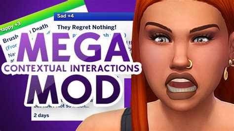U R B A N S I M S Mega Contextual Interactions Mod For The Sims 4 💜