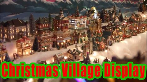 No space is too small to create a christmas snow village. Amazing Christmas Village Setup (Time-lapse) - YouTube