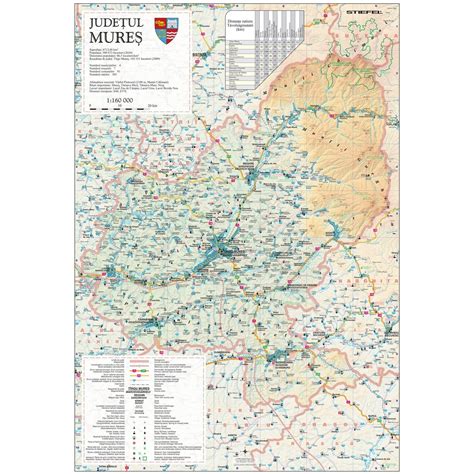 Judetul Mures Harta Harta Romaniei