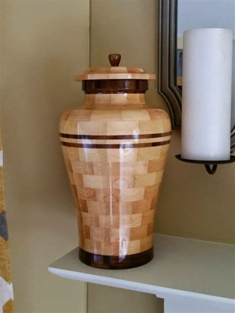 Custom Wooden Cremation Urn For Human Ashes Artistic Etsy