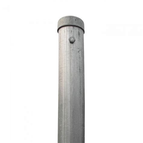 Ultragalvanised Round Post Pole With Base Plate Tiang Pagar Brc Jenis