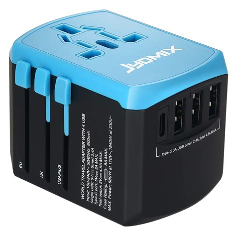 Buy All In One Universal Usb Travel Power Adapter With 3 Usb Port And